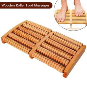 Wooden Foot Massager Roller Reflexology